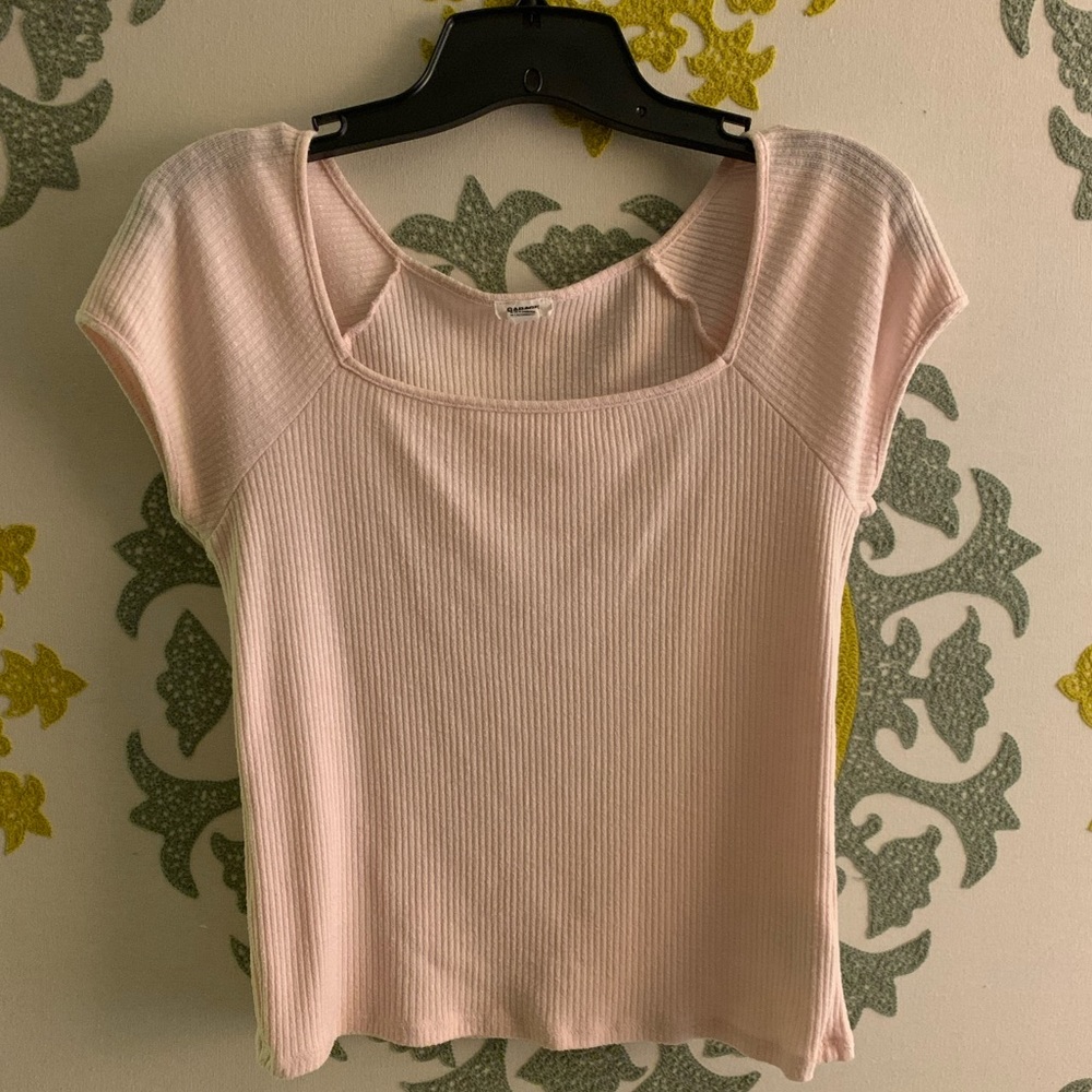 light pink top